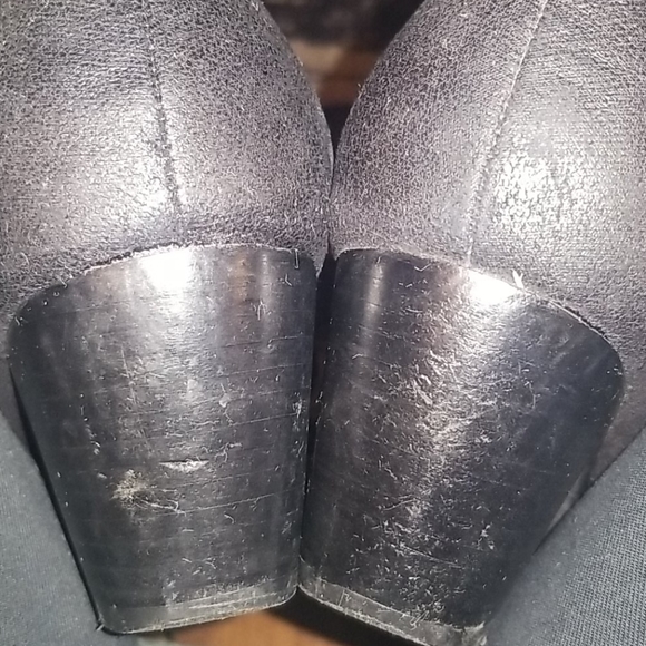 Bear Traps Faux Leather Black ankle booties 10 - Picture 4 of 5